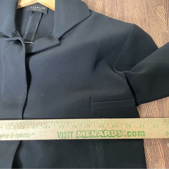 Yeohlee NY Blazer Jacket Black Minimalist‎ Women’s Size Small - Picture 6 of 9